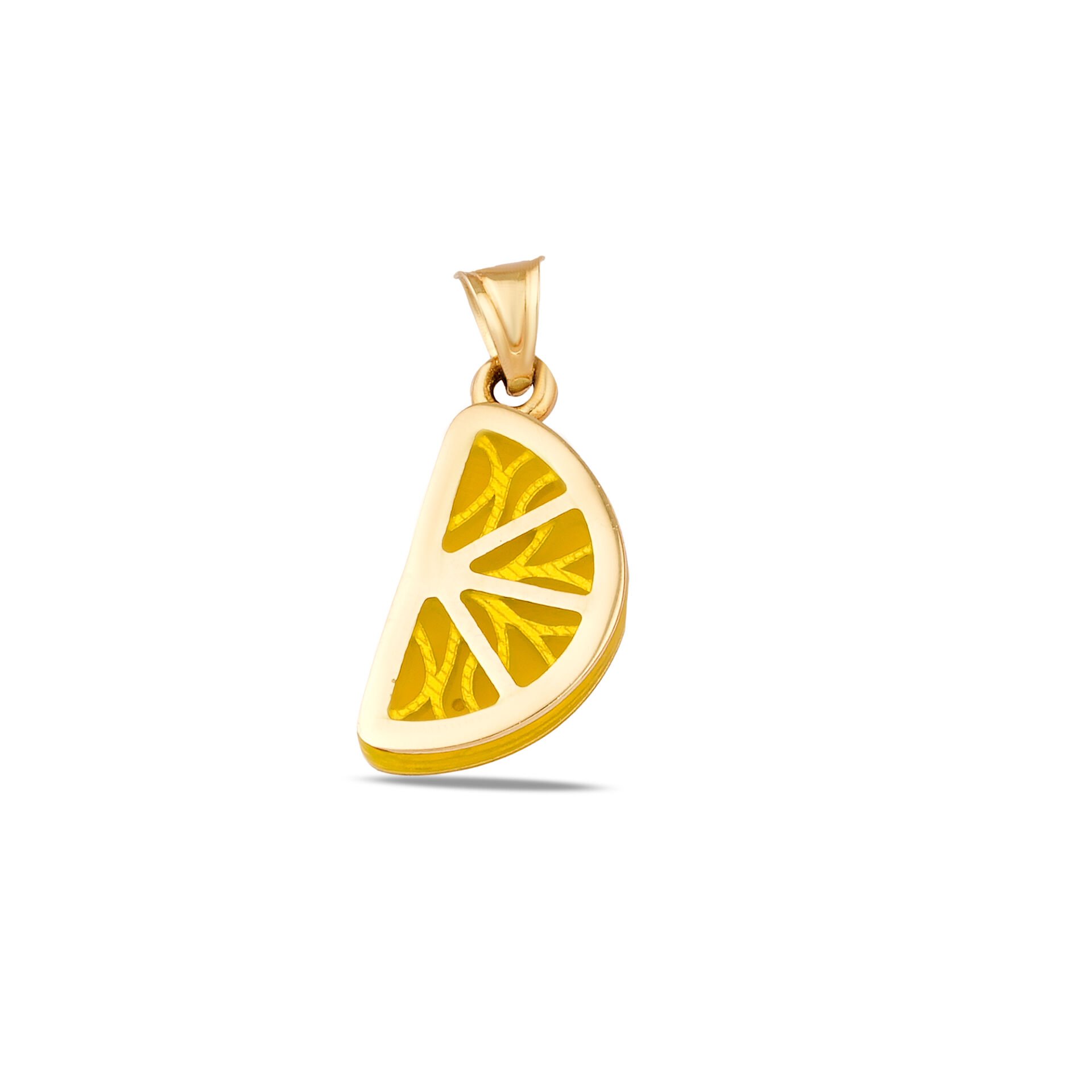 Limon Dilim Charm Kolye Ucu