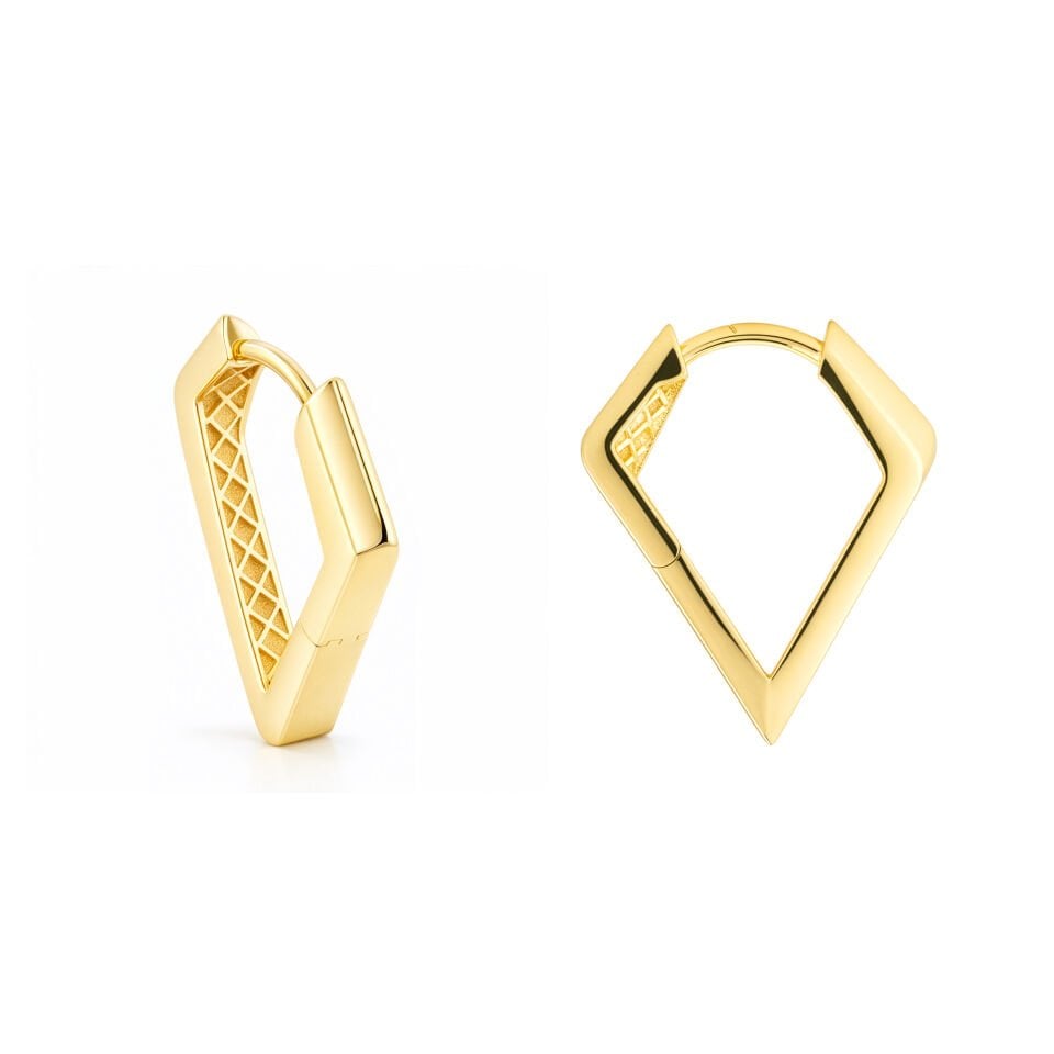 Üçgen Minimal Küpe