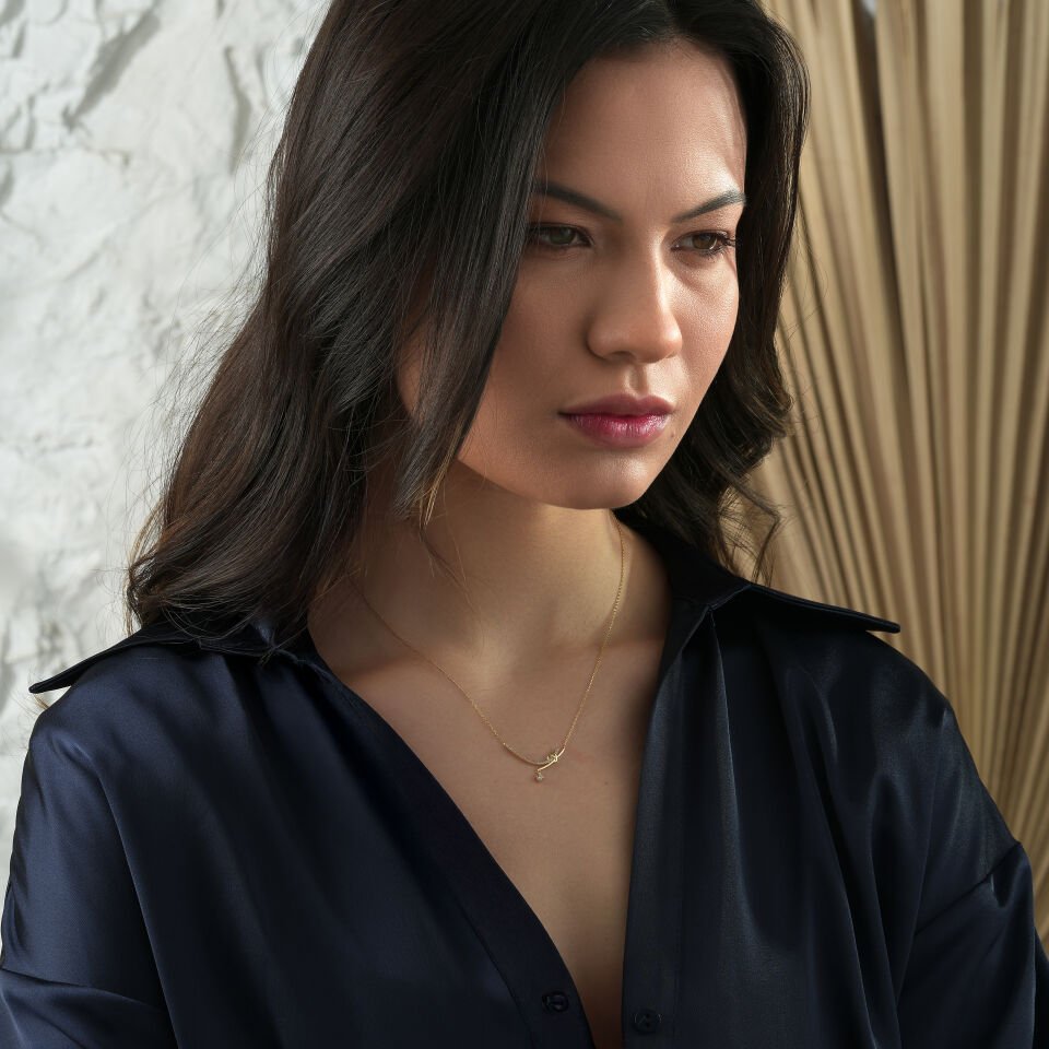 Taşlı Tasarım Kolye