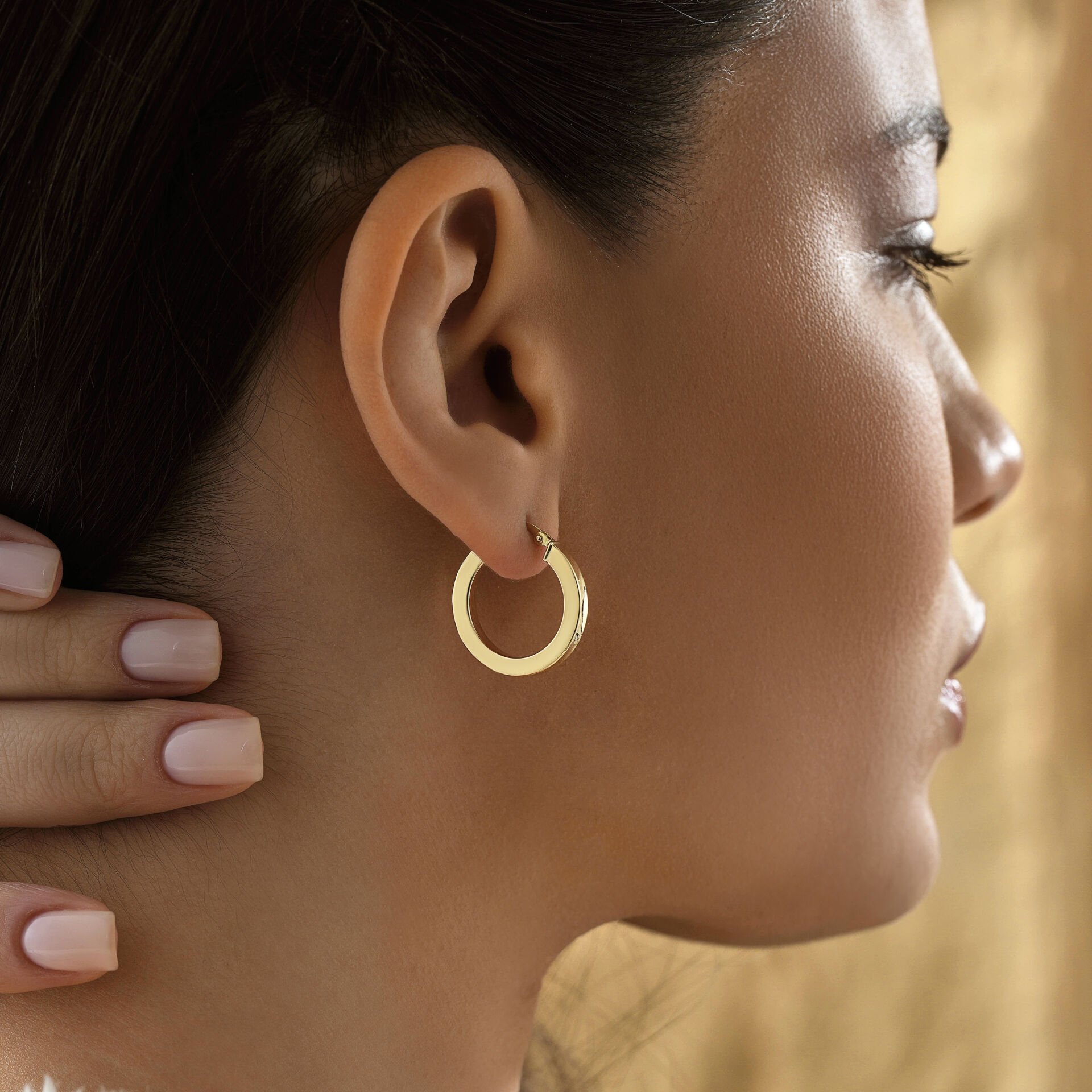 Köşeli Klasik Küpe