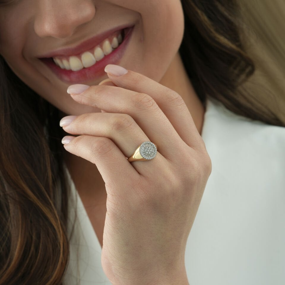 Baget Taşlı Yüzük