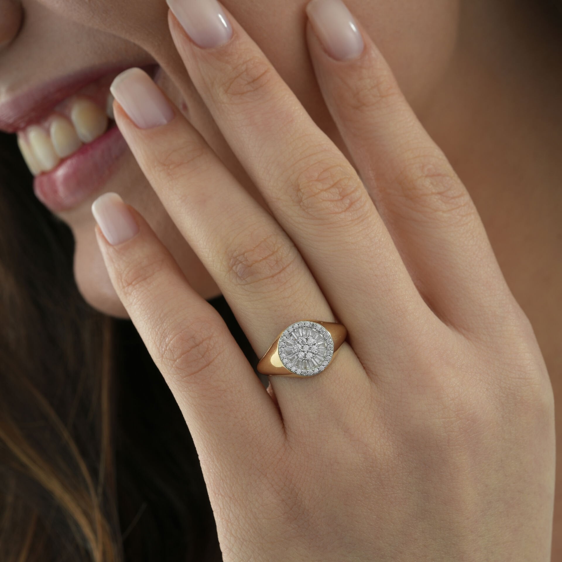 Baget Taşlı Yüzük