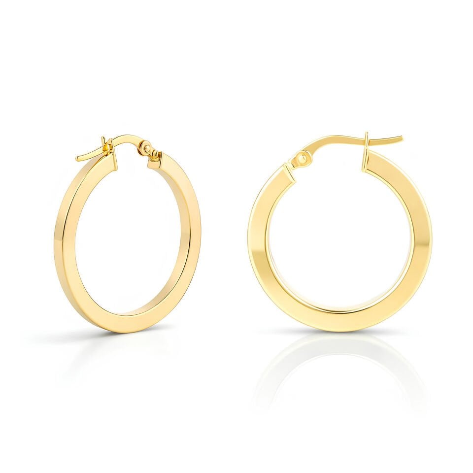 Large Köşeli Küpe