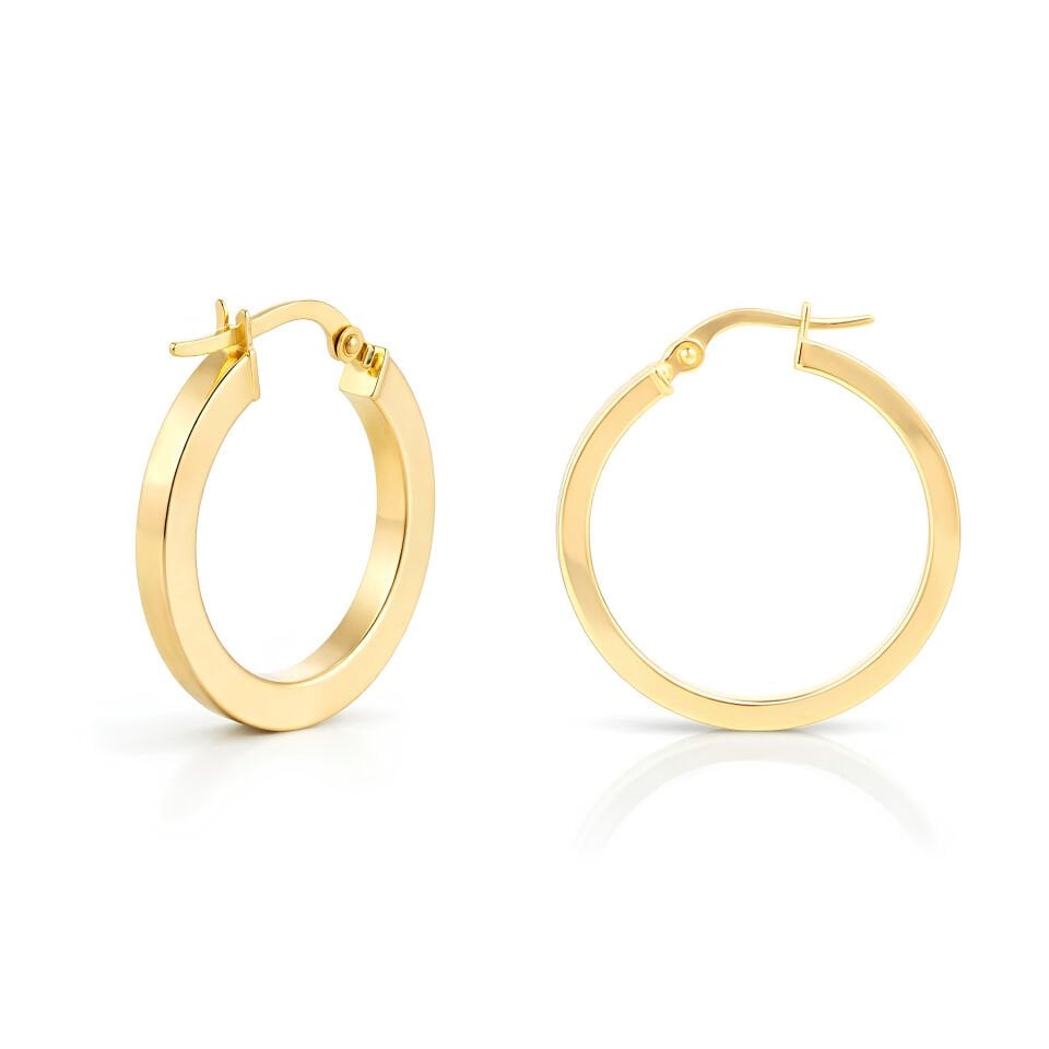 Large Köşeli Küpe