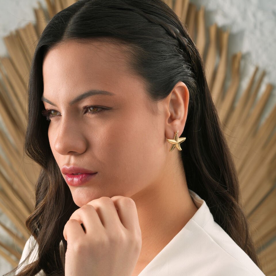 Deniz Yıldızı Küpe