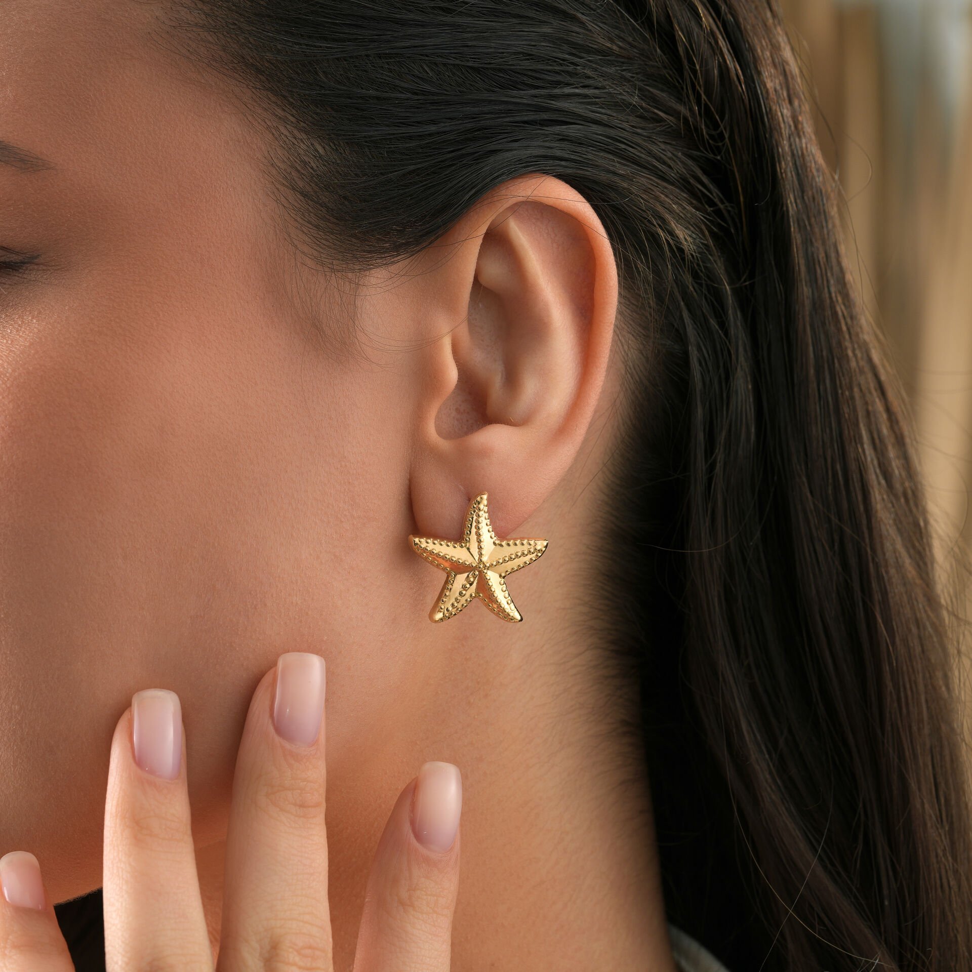 Deniz Yıldızı Küpe