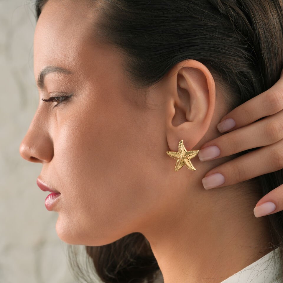 Deniz Yıldızı Küpe