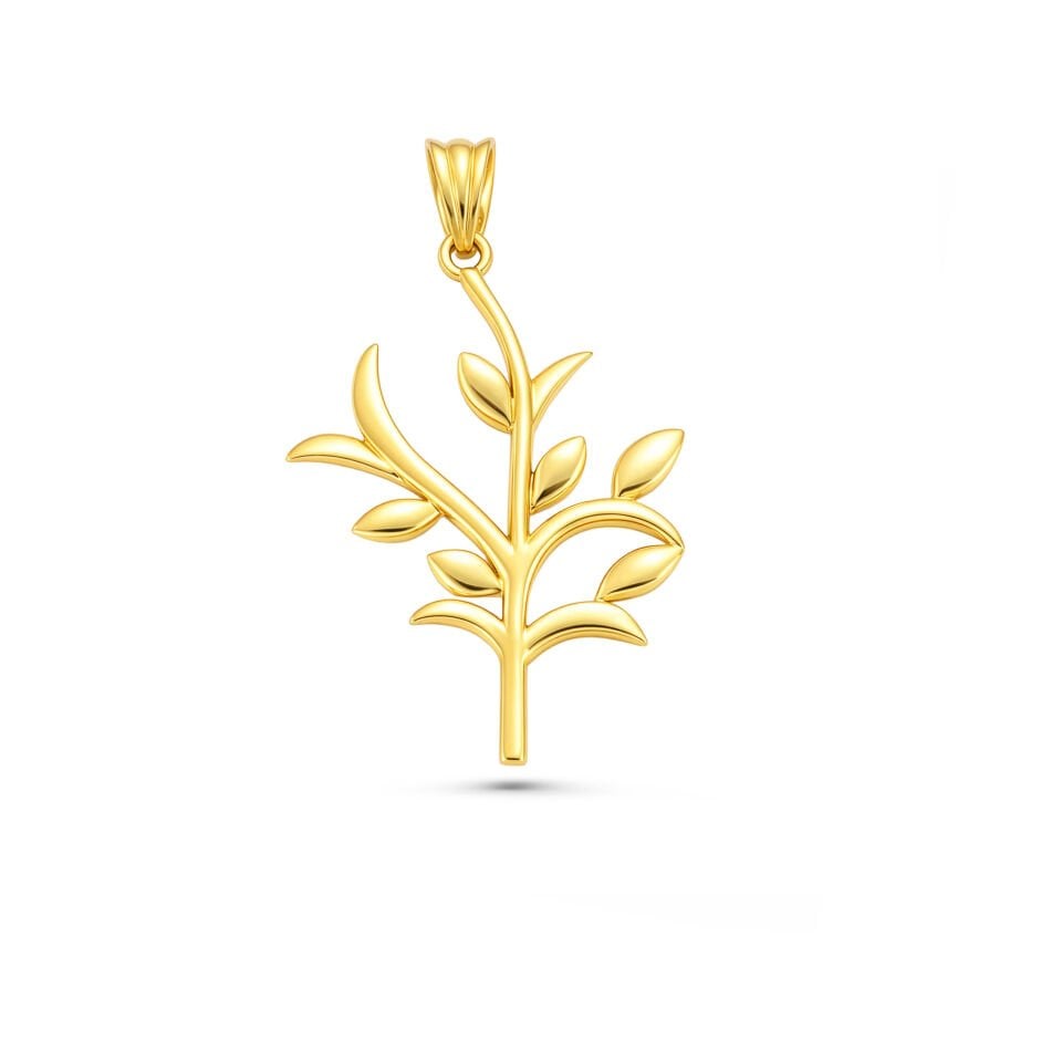 Zeytin Dalı Kolye Ucu