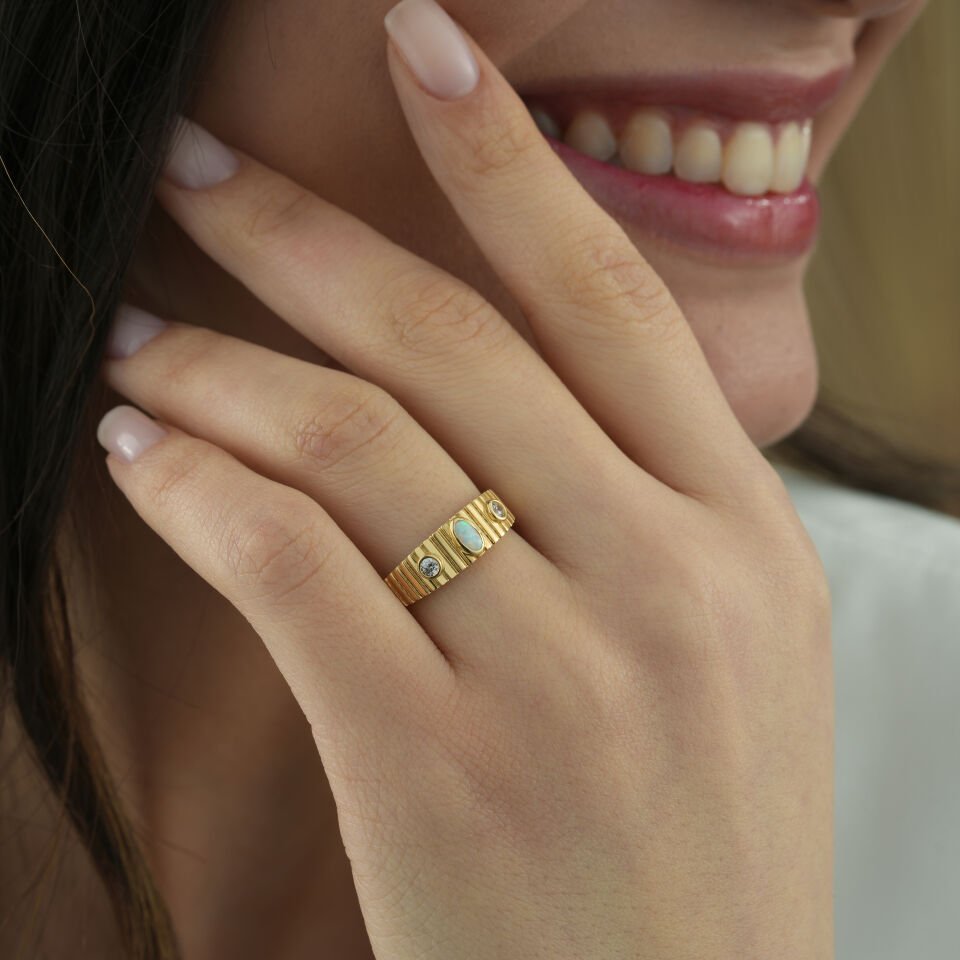 Opal Otantik Yüzük