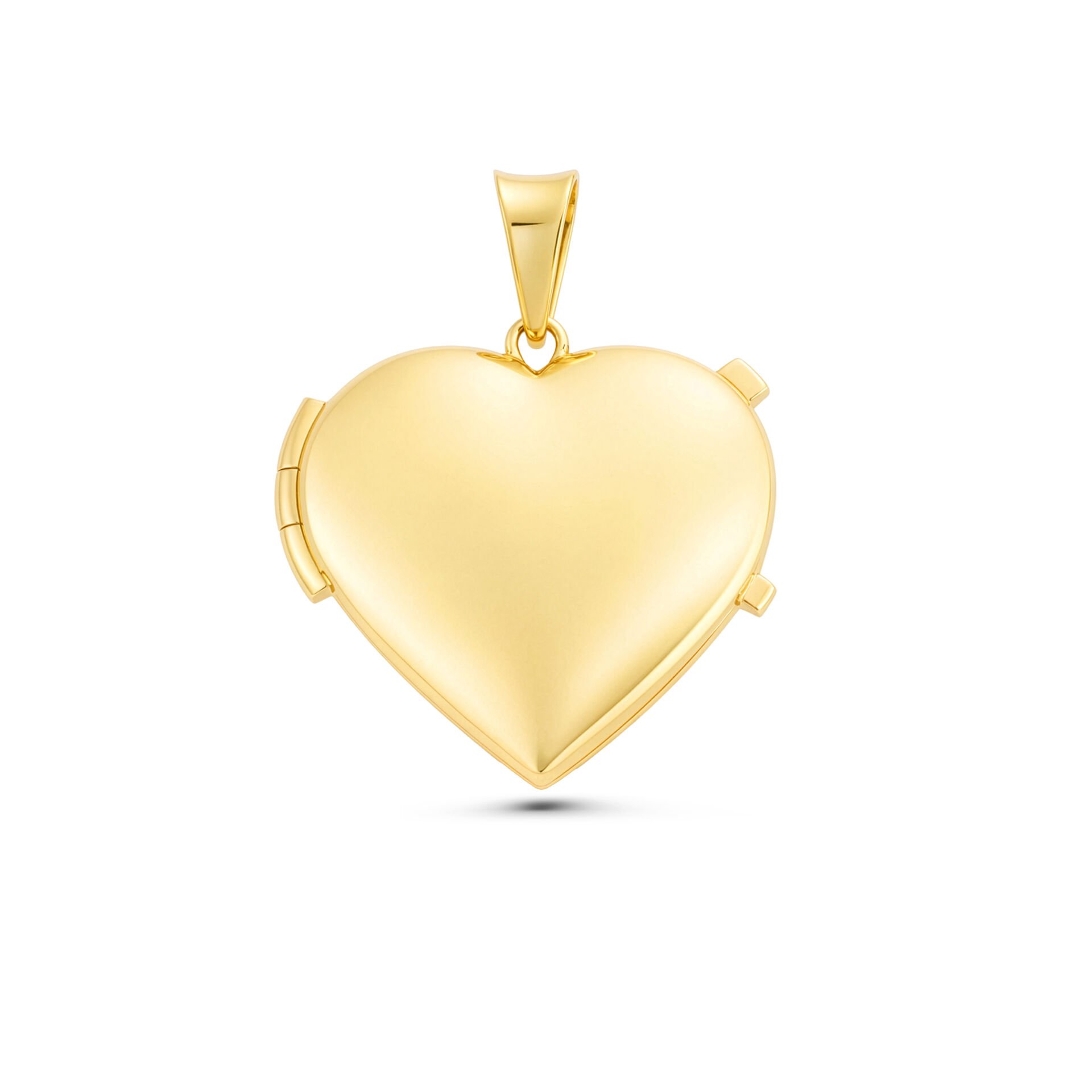 Kalp Kapaklı Kolye Ucu