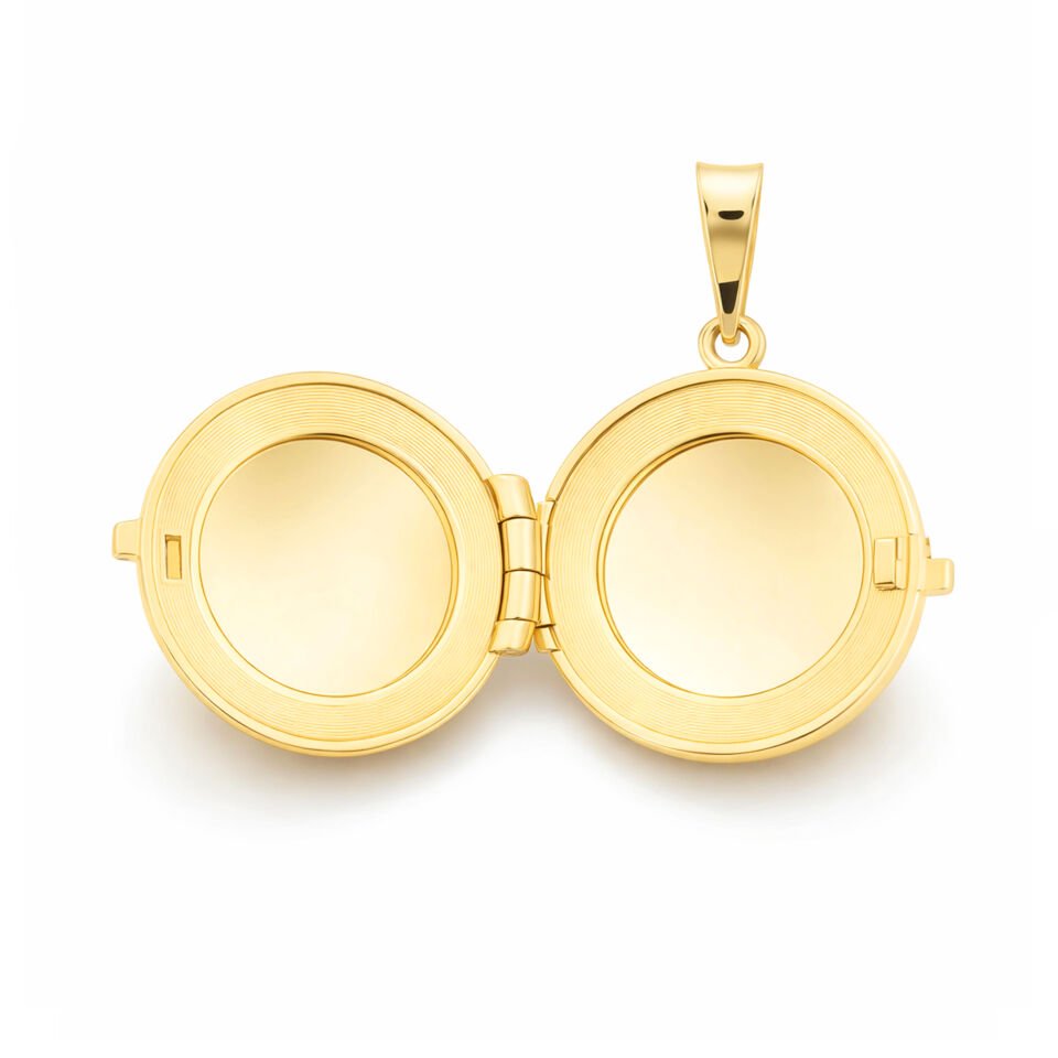 Daire Kapaklı Kolye Ucu