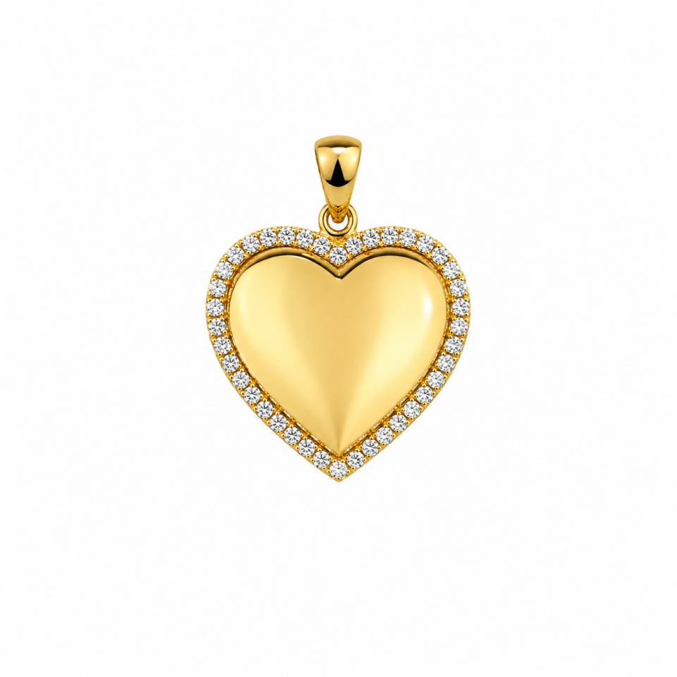 Kalp Charm Kolye Ucu