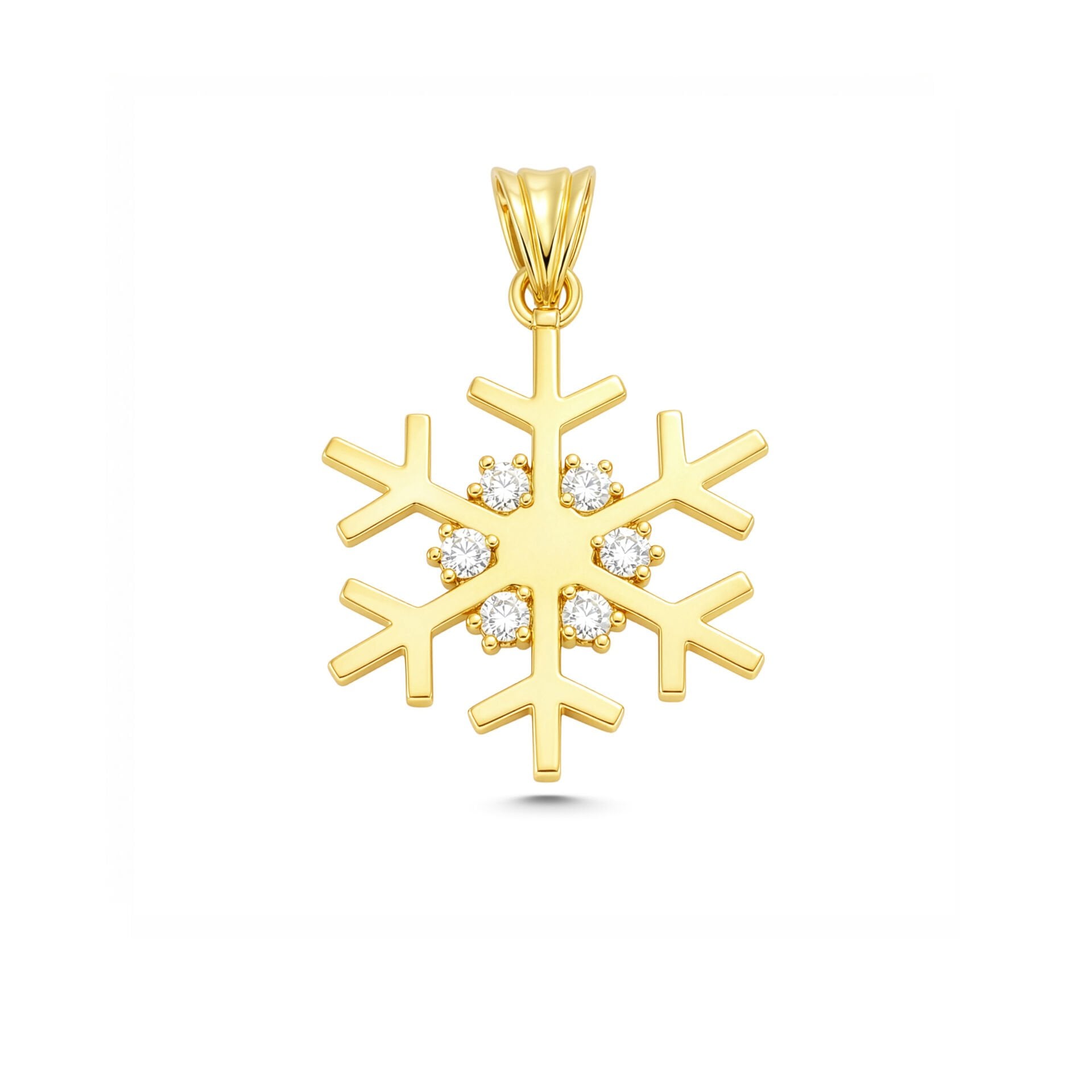 Kar Tanesi Kolye Ucu