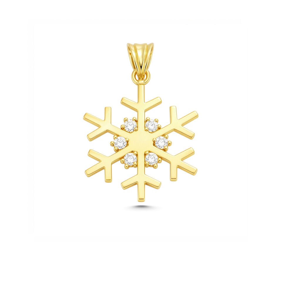 Kar Tanesi Kolye Ucu